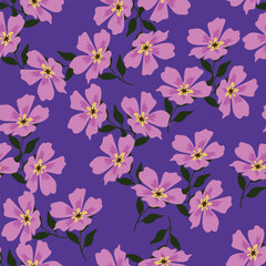 cute flower pattern image for fabric textile or wall decoration