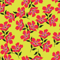 cute flower pattern image for fabric textile or wall decoration