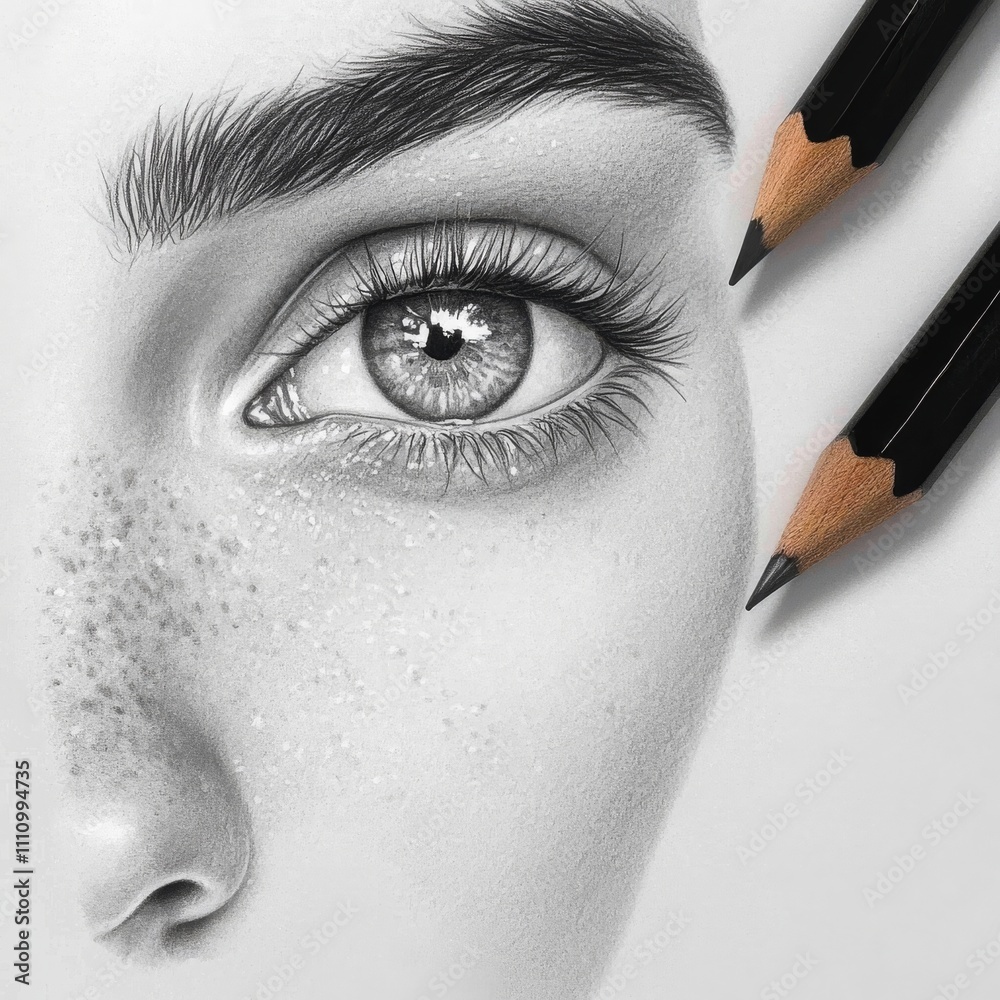 Poster step-by-step pencil drawing. An educational page for artists. A school textbook for the development of artistic skills. A hand-drawn vector image.