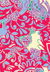 Flowers patterns. Seamless floral backdrop,Big floral seamless pattern,winter attractions.