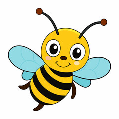 cartoon illustration bee

