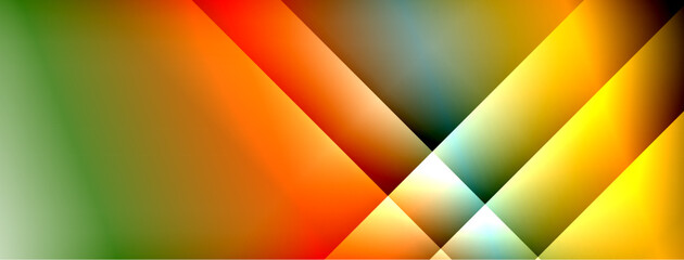 Colorful gradient with lines made of shadow and light. Creative background