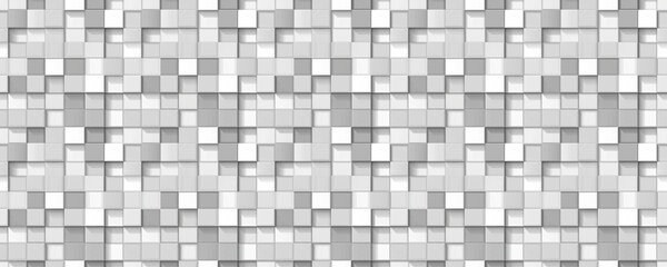 seamless pattern of Abstract gray white square blocks texture background modern design minimal concept 