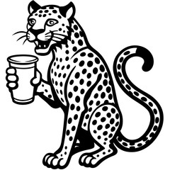 illustration of a leopard