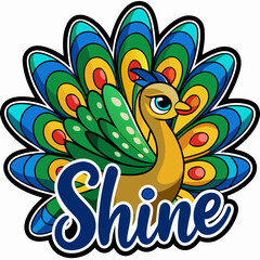 Obraz premium STICKER DESIGN OF SHINE