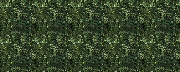 seamless pattern of Green grass clover texture dark green light green nature spring background 