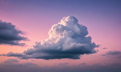 Majestic Cumulus Cloud at Sunset 