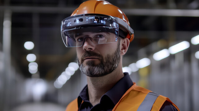 iot smart technology futuristic in industry 4.0 concept, engineer use augmented mixed virtual reality to education and training, repairs and maintenance, sales, product and site design, and more.