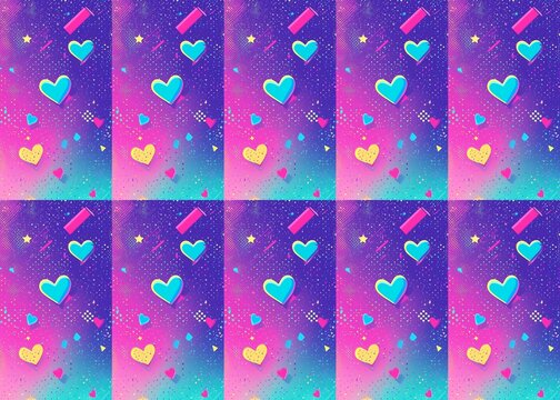 seamless pattern of Chargement en cours   