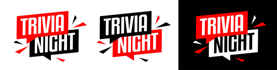 Obraz premium Trivia night