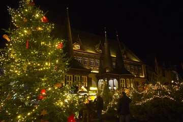 Obraz premium Christmas market in the city. Germany