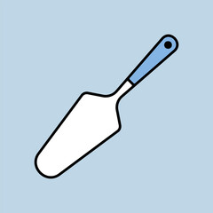 Cake and pie server utensil vector icon