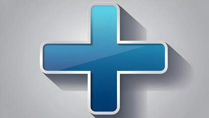 Obraz premium Icon cross style 