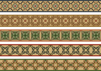 Seamless decorative borders