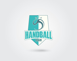 Modern Creative & Unique Free Vector Handball Sports Logo Design