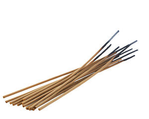 Incense sticks creating a calming atmosphere with wisps of smoke, ideal for relaxation and meditation.