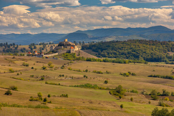 Fototapeta premium Rupea Fortress - Historic Castle in Romania