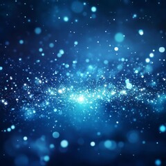 Fototapeta premium Cancer constellation shimmering in a sea of deep blue and silver, Cancer constellation glow, serene cosmic beauty