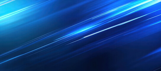Abstract blue speed motion background with dynamic light streaks creating sense of movement and energy. This vibrant design is perfect for technology or futuristic themes