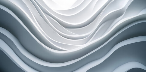 Wavy lines create dynamic and abstract composition against white background, evoking sense of fluidity and movement. This design is perfect for modern aesthetics