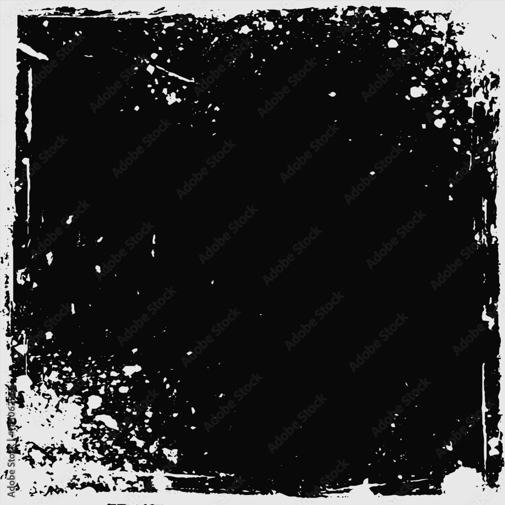 Poster Vector old paper background with torn edges and rough, worn effect. Retro frame design ideal for album covers, posters, or mockups. Features grainy texture, subtle dirt patterns.