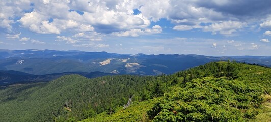 landscape with mountains