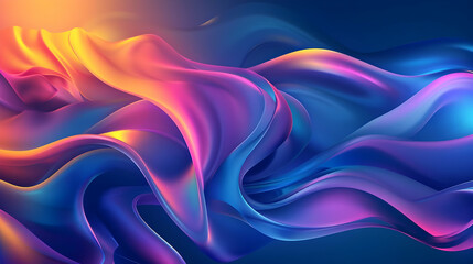 Obraz premium Abstract Colorful Waves