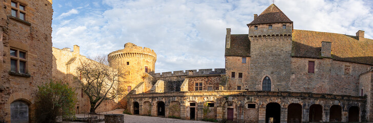 Fototapeta premium Château de Castelnau-Bretenoux