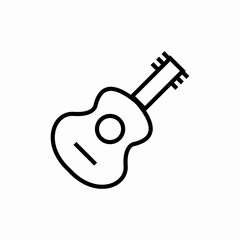 guitar musical instrument icon sign vector