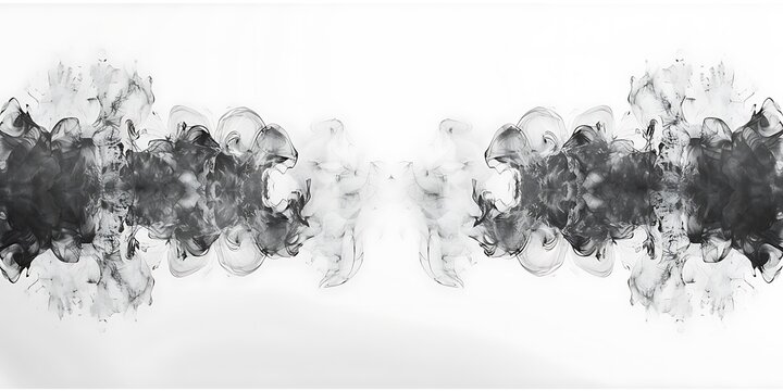 Real smoke exploding outwards with empty center. Dramatic smoke or fog effect for spooky Halloween background.