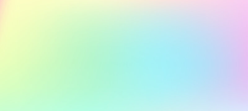 Vibrant ombre rainbow background with blurry Y2K gradient and soft holograph effect. Iridescent and chrome textures in neon colors.