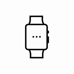 smart watch icon sign vector