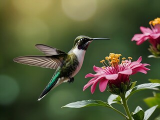 hummingbird in flight