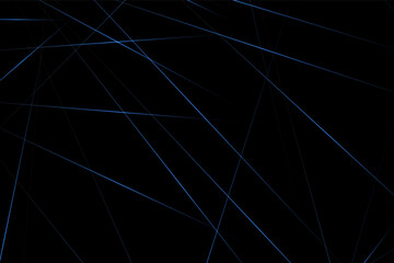 Abstract black with blue lines, triangles background modern design. Vector illustration EPS 10.