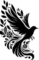 The Bird's Silent Flight