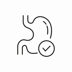 gastrointestinal health optimal icon sign vector