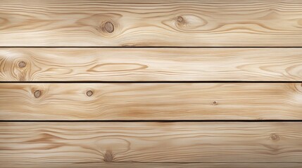 Fototapeta premium Light Brown Wooden Planks with Knots and Grain