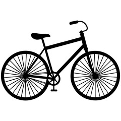 bicycle on white