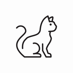cat animal pet icon sign vector