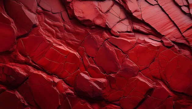 Vivid red cinnabar stone Background with subtle natural patterns creating an artistic backdrop for any creative project
