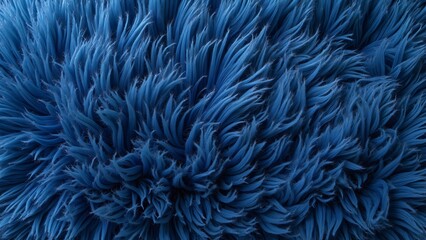 Fototapeta premium Soft Blue Plush Toy Texture, Fluffy, Velvety Synthetic Fibers