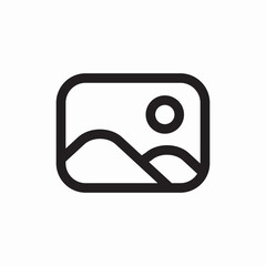 picture photo icon sign vector