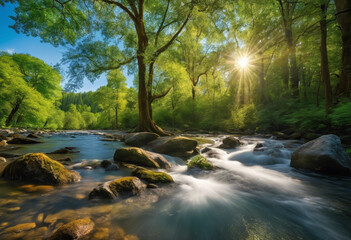 beautiful landscape showing Brazilian fauna and nature