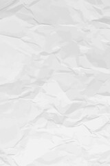 White clean crumpled paper