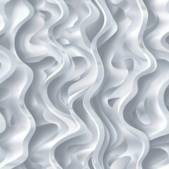 Flowing abstract waves create a textured silver background for design projects or presentations