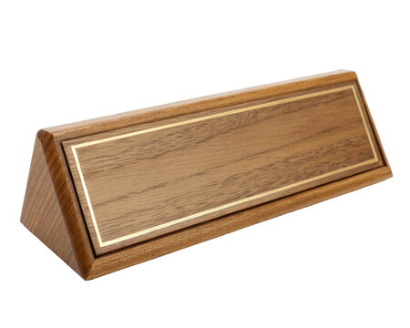 Desk nameplate png, template
