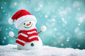 Fototapeta premium An enchanting holiday illustration brimming with Christmas cheer, capturing joyful moments with festive decorations, glowing lights, and a warm, lively atmosphere. Perfect for wallpaper and posters, i