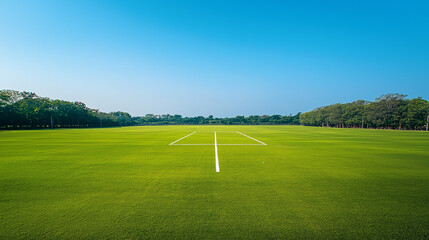 Fototapeta premium soccer field and grass