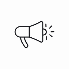 announcement megaphone icon sign vector