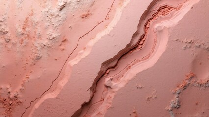 Obraz premium Pink Sandstone Texture, Layered Rock Formation, Geological Abstract Background